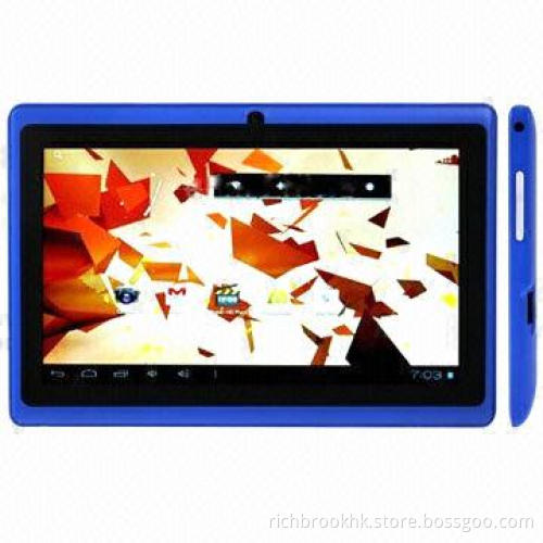 7-inch capacitive touch tablet PC with A13 solution, comes in blue
